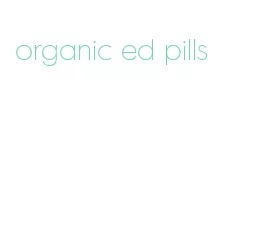organic ed pills