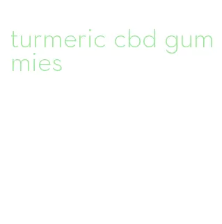 turmeric cbd gummies