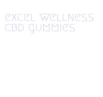 excel wellness cbd gummies