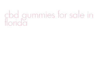 cbd gummies for sale in florida