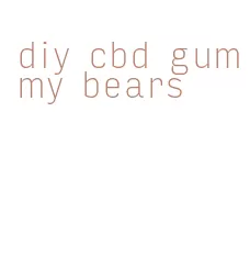 diy cbd gummy bears