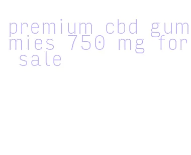 premium cbd gummies 750 mg for sale