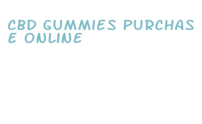 cbd gummies purchase online