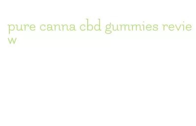 pure canna cbd gummies review