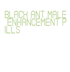 black ant male enhancement pills