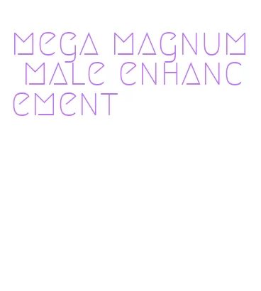 mega magnum male enhancement
