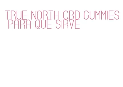 true north cbd gummies para que sirve