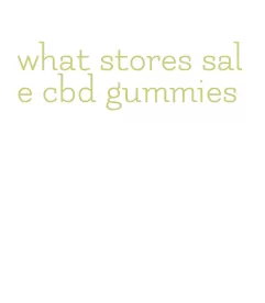 what stores sale cbd gummies