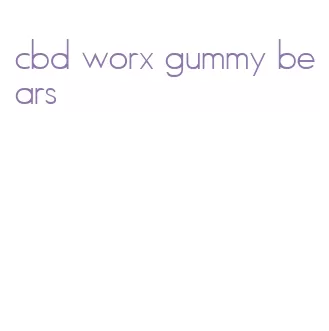 cbd worx gummy bears