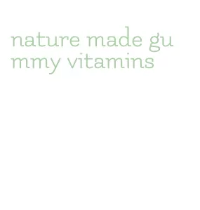 nature made gummy vitamins