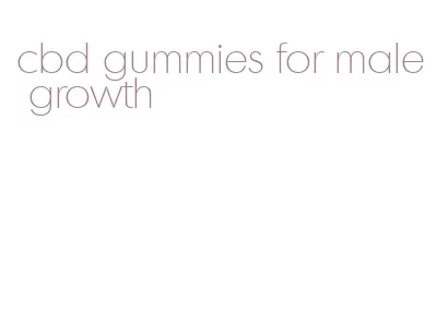 cbd gummies for male growth