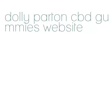 dolly parton cbd gummies website