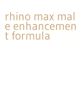 rhino max male enhancement formula