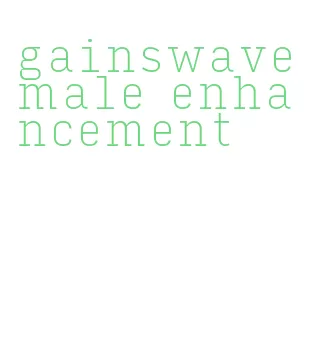 gainswave male enhancement