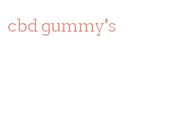 cbd gummy's