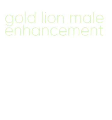 gold lion male enhancement