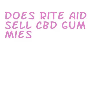 does rite aid sell cbd gummies