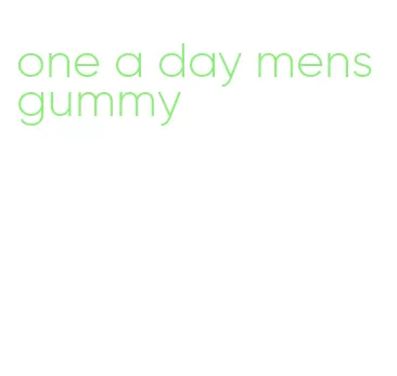 one a day mens gummy