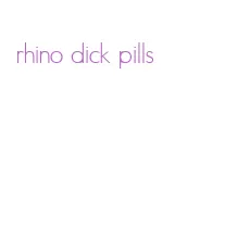 rhino dick pills