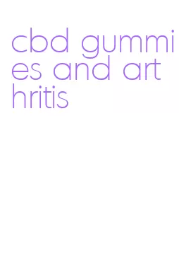 cbd gummies and arthritis