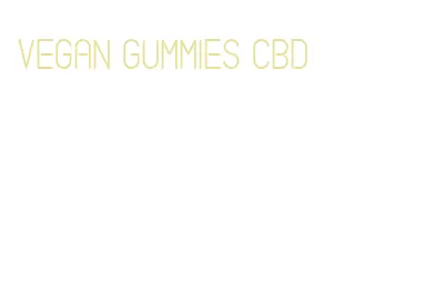 vegan gummies cbd