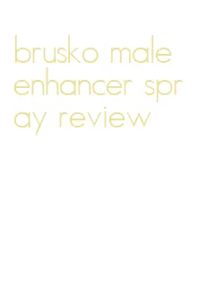 brusko male enhancer spray review