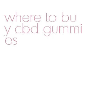where to buy cbd gummies
