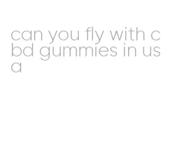can you fly with cbd gummies in usa