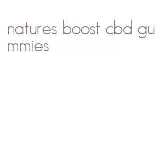 natures boost cbd gummies