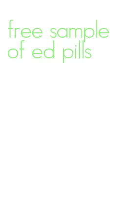 free sample of ed pills