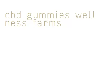 cbd gummies wellness farms