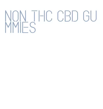 non thc cbd gummies