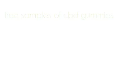 free samples of cbd gummies