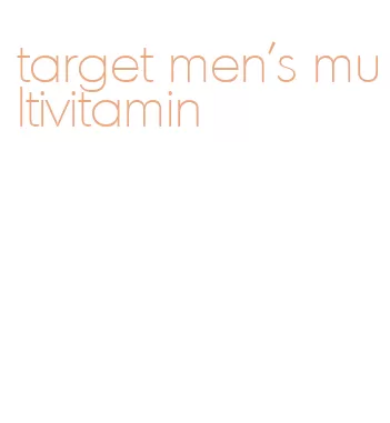 target men's multivitamin