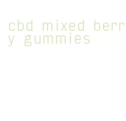cbd mixed berry gummies