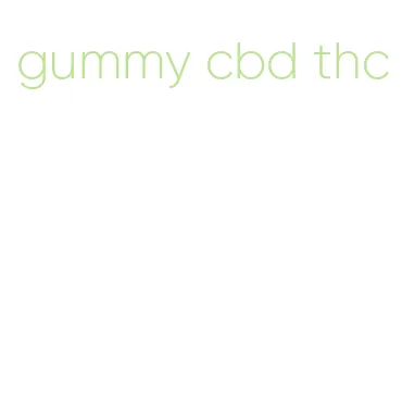 gummy cbd thc