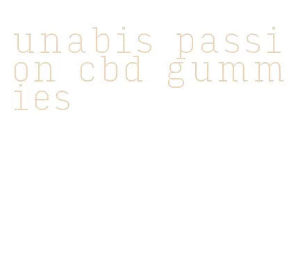 unabis passion cbd gummies