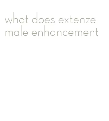 what does extenze male enhancement