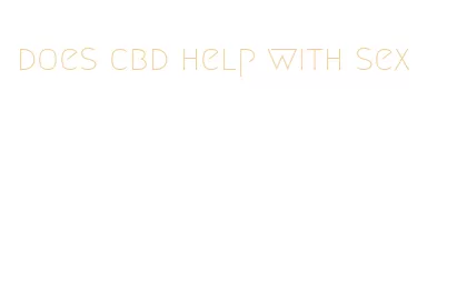 does cbd help with sex