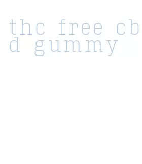 thc free cbd gummy
