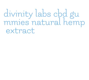 divinity labs cbd gummies natural hemp extract