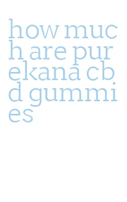 how much are purekana cbd gummies