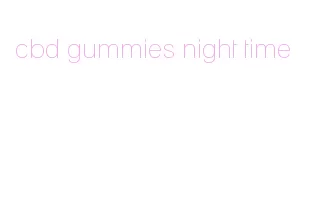 cbd gummies night time